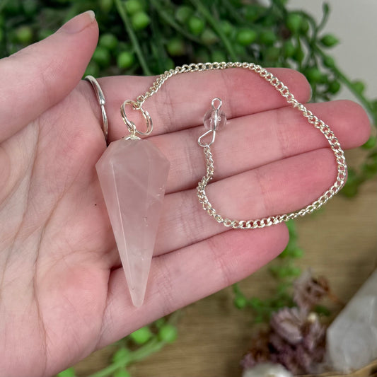 Rose Quartz Pendulum