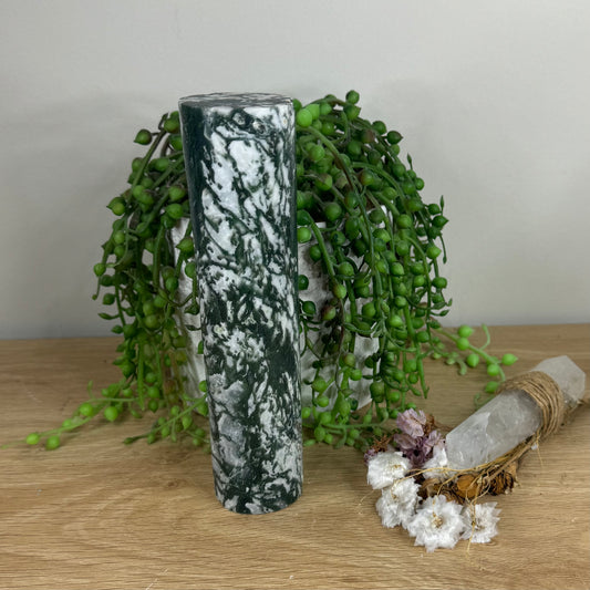 Moss Agate Cylinder (N288)