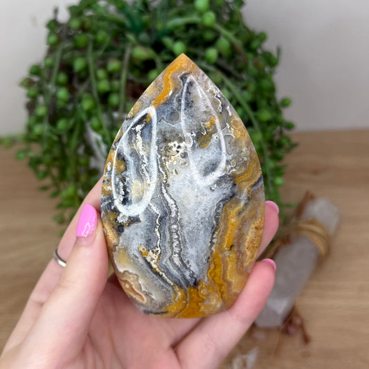 Crazy Lace Agate Arch Free Form (X613)