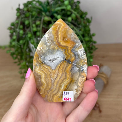 Crazy Lace Agate Arch Free Form (X613)