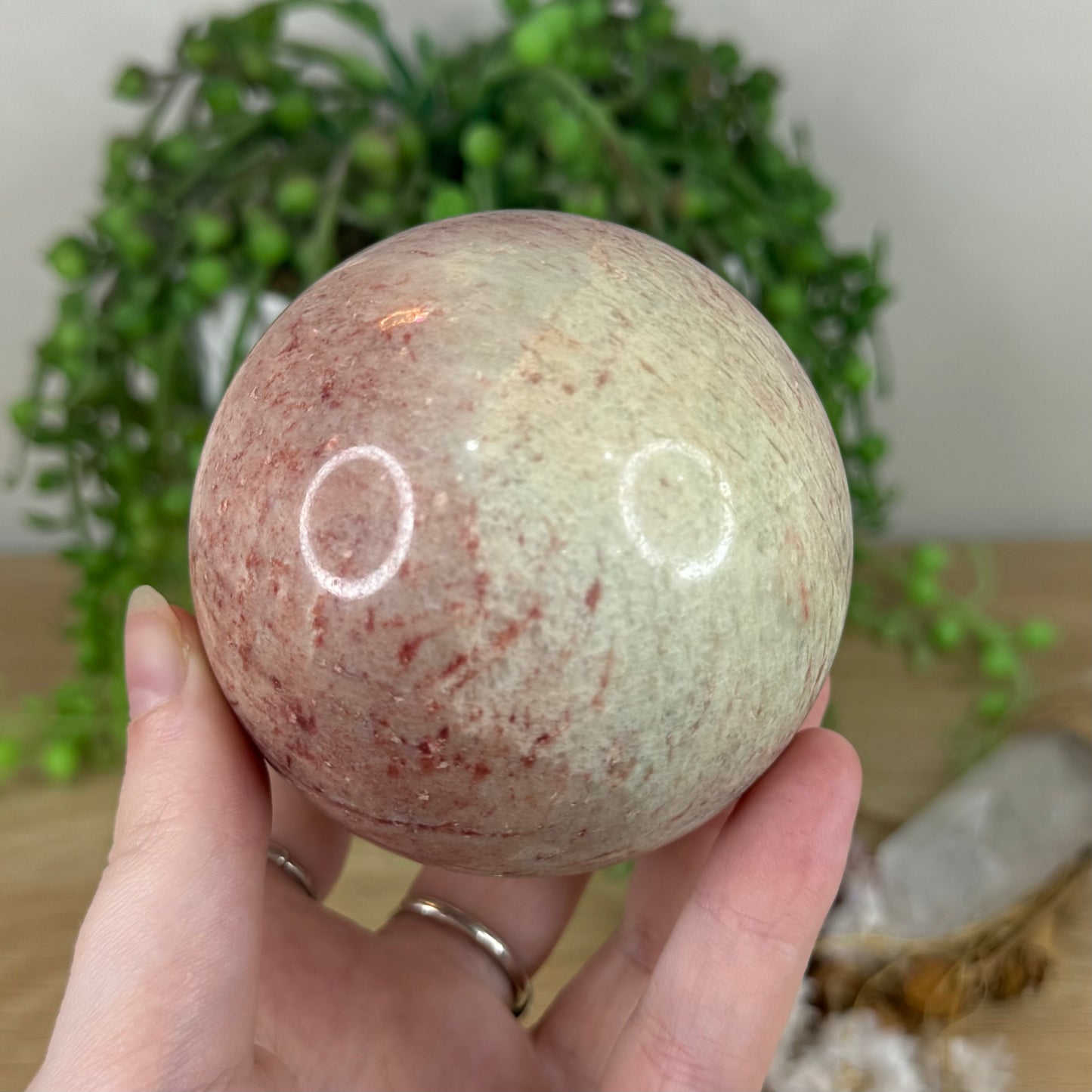 Pink Amazonite Sphere (665)