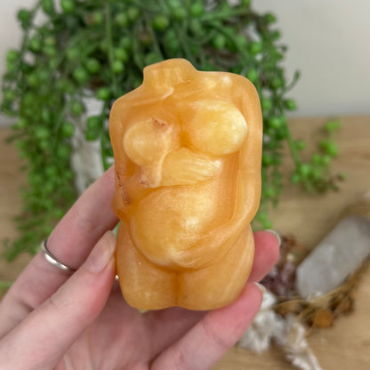 Yellow Calcite Pregnant Body (R737)