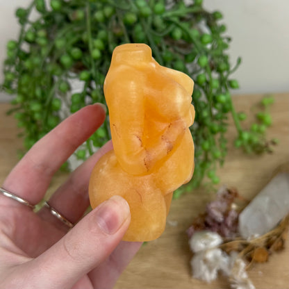 Yellow Calcite Pregnant Body (R737)