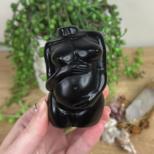 Black Obsidian Pregnant Body (R736)