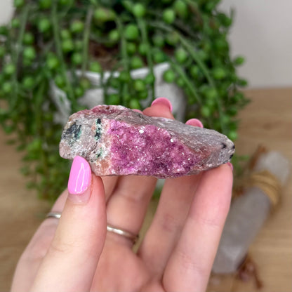 Cobalto Calcite Cluster (X679)