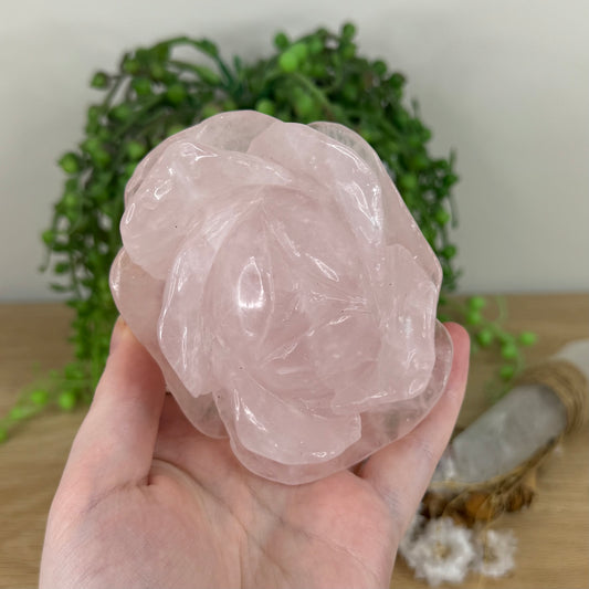 Rose Quartz Flower (N343)