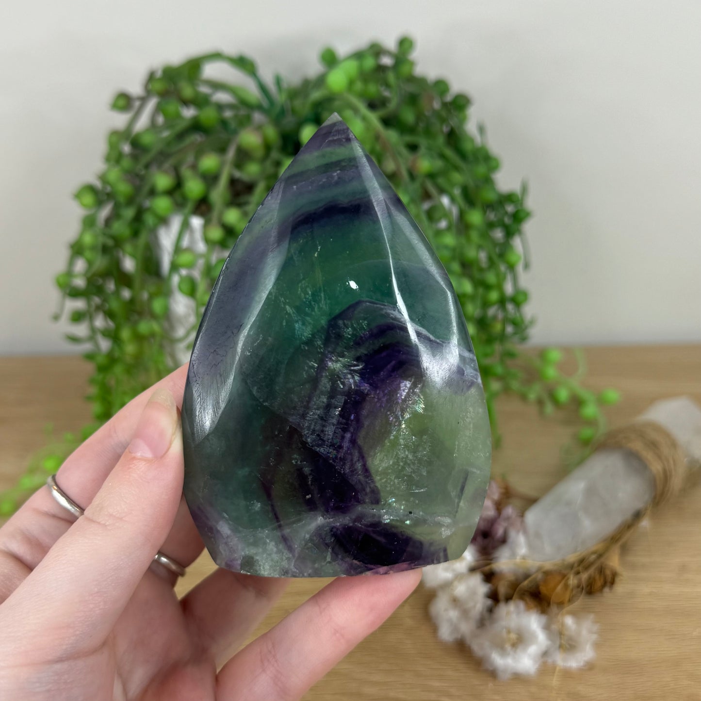 Rainbow Fluorite Arch Free Form (N384)