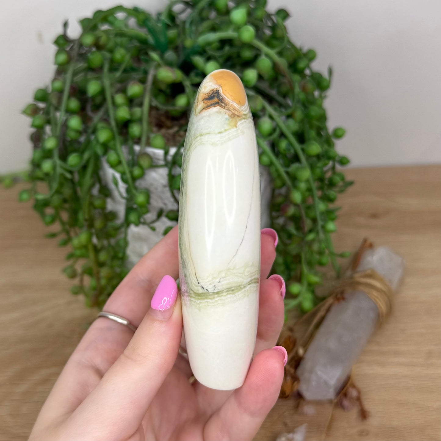 Green Maligano Jasper Arch Free Form (X617)
