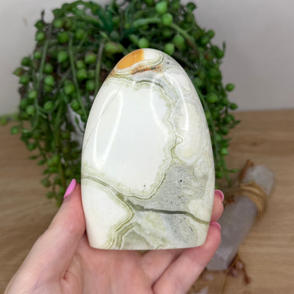 Green Maligano Jasper Arch Free Form (X617)