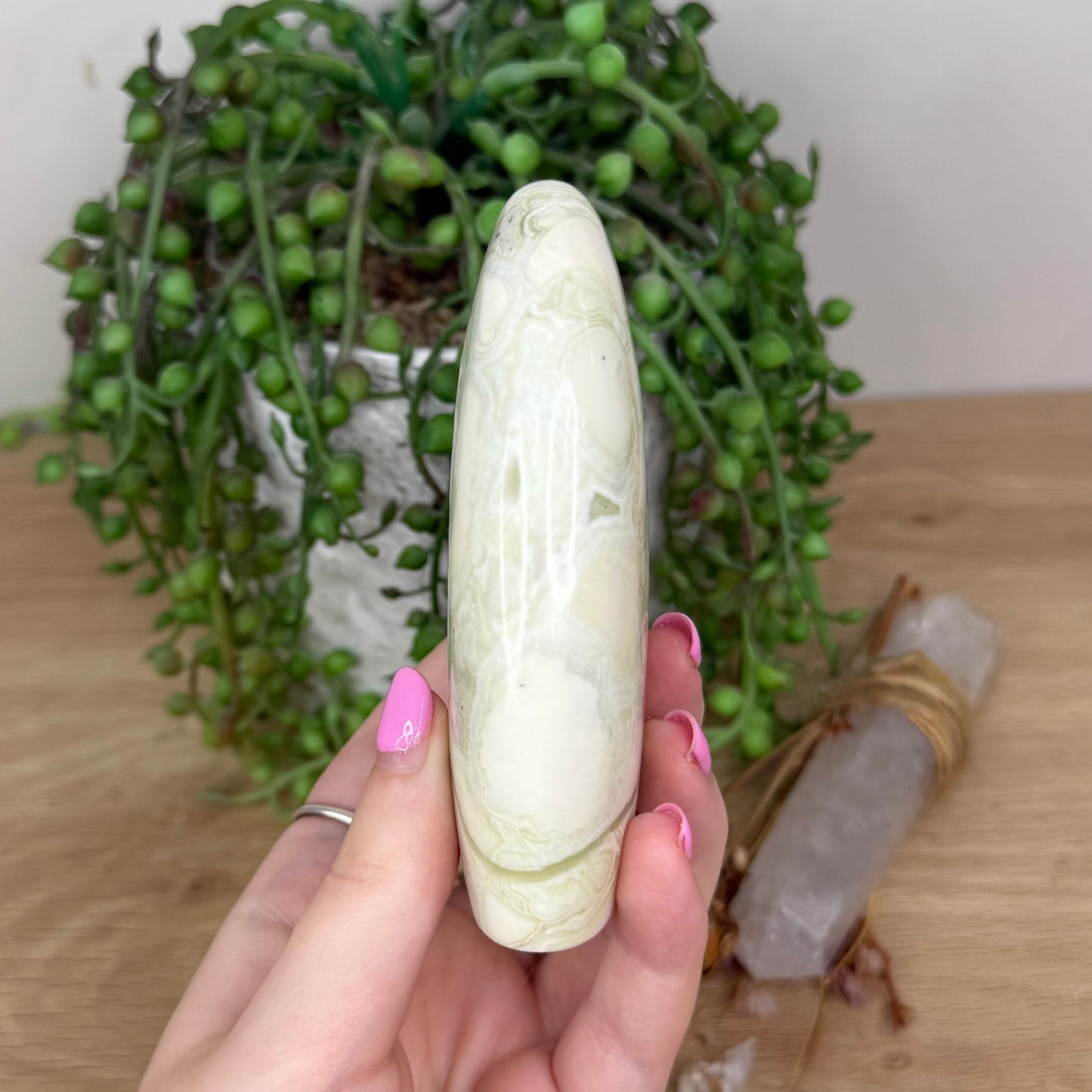 Green Maligano Jasper Arch Free Form (X617)