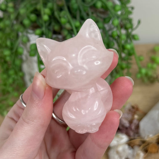 Rose Quartz Cat (R675) (R674)
