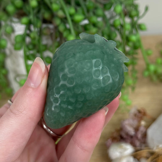 Green Aventurine Strawberry (R605)