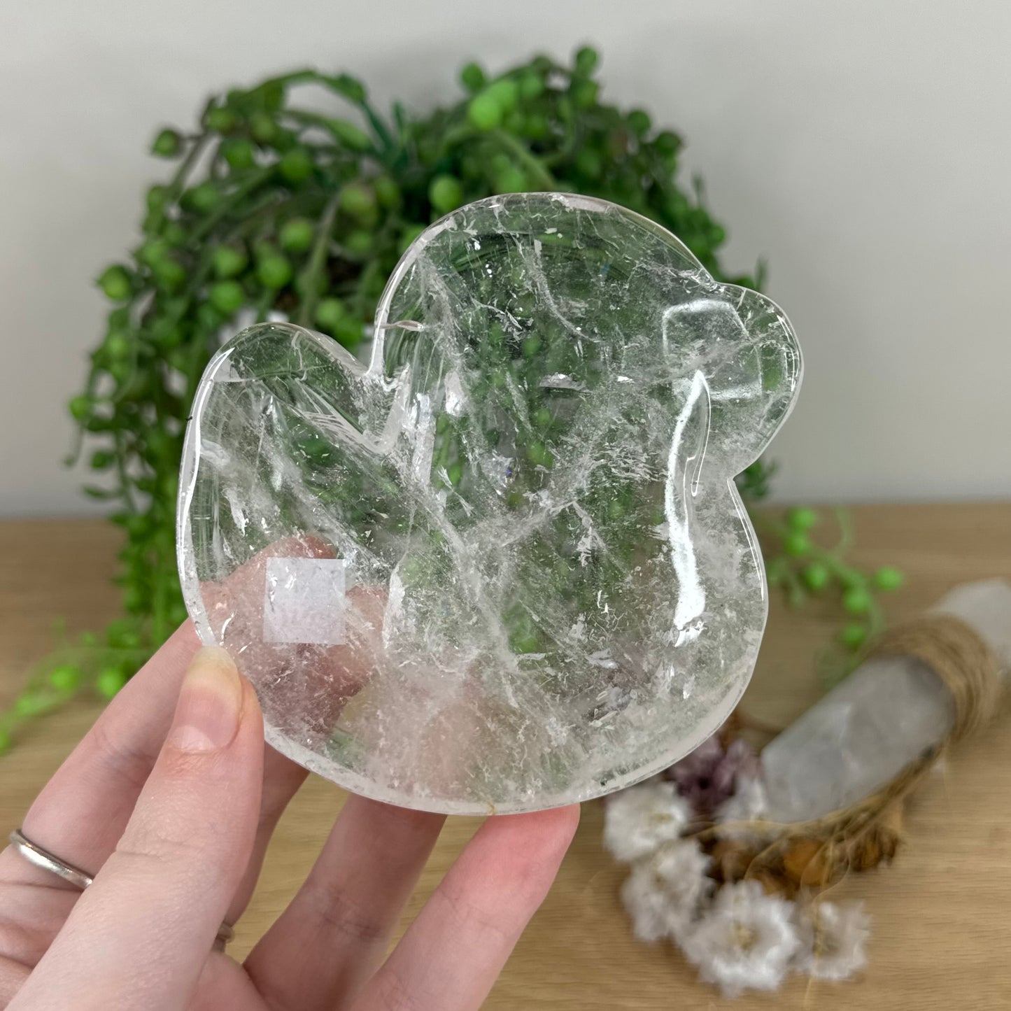 Clear Quartz Duck Bowl (N346)