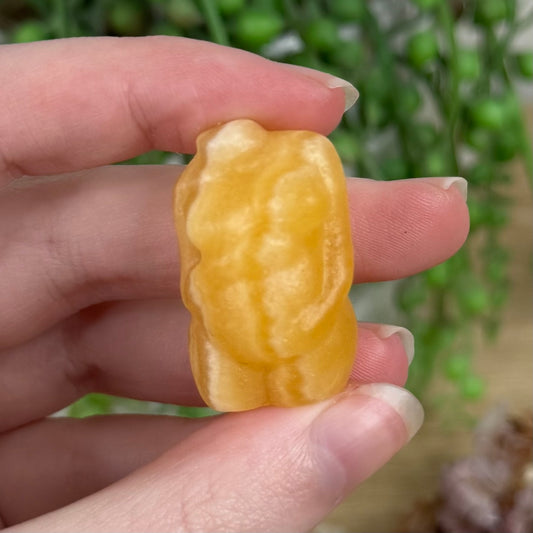 Yellow Calcite Small Pregnant Body
