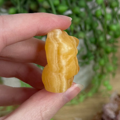 Yellow Calcite Small Pregnant Body