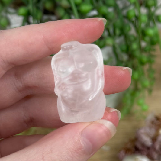 Clear Quartz Small Pregnant Body