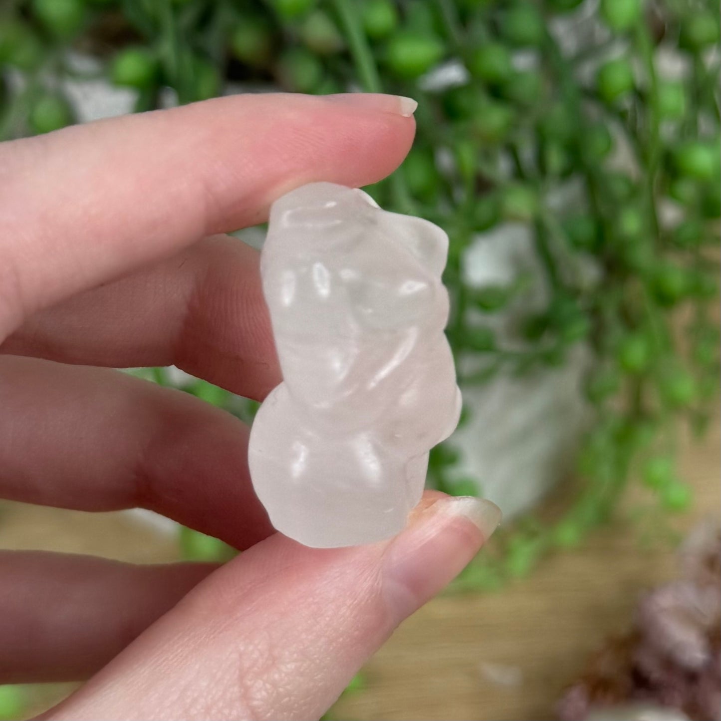 Clear Quartz Small Pregnant Body