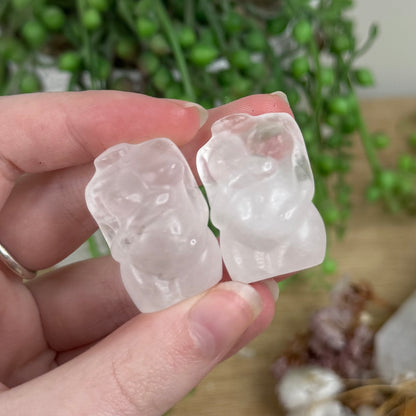 Clear Quartz Small Pregnant Body