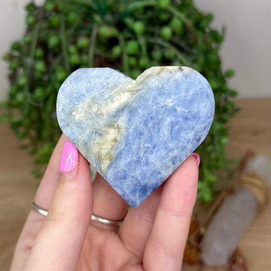 Blue Kyanite Heart (X675)