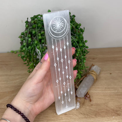 Selenite Incense Holder (X262)