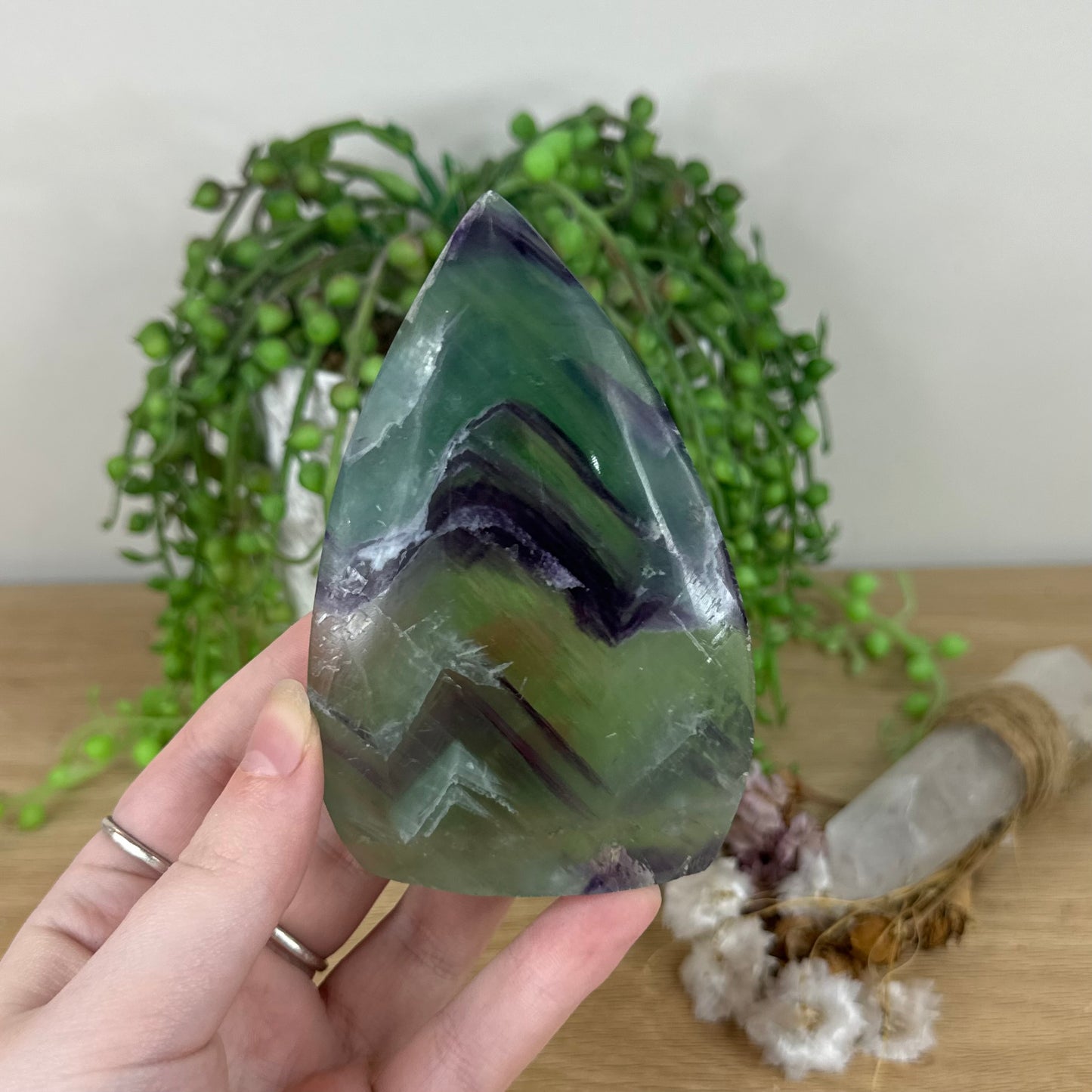 Rainbow Fluorite Arch Free Form (N386)