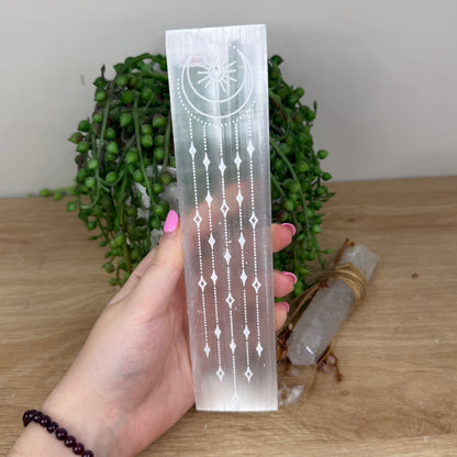 Selenite Incense Holder (X263)
