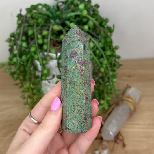 Ruby In Fuchsite Point (X406)
