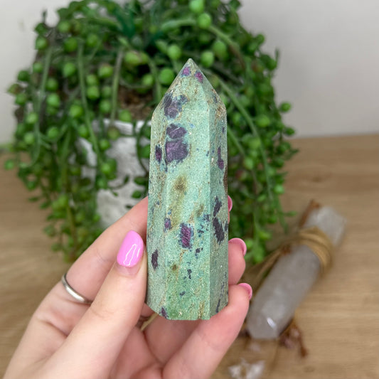 Ruby In Fuchsite Point (X404)