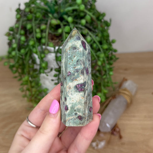 Ruby In Fuchsite Point (X402)