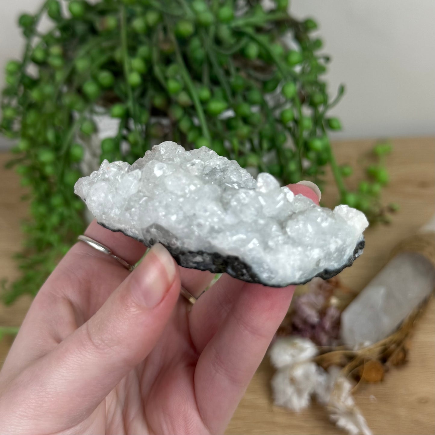 Apophyllite / Chalcedony Cluster (R549)