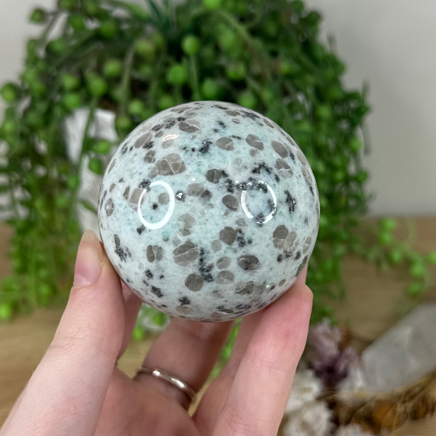 Kiwi Jasper Sphere (N219)