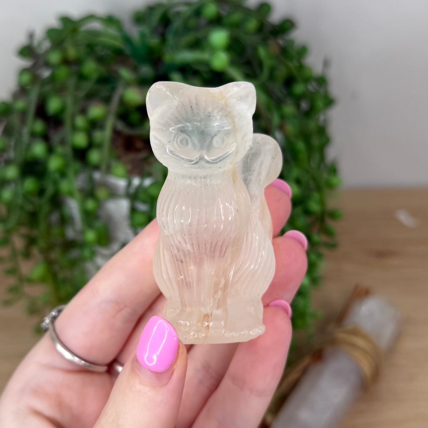 Clear Quartz Cat (X775)