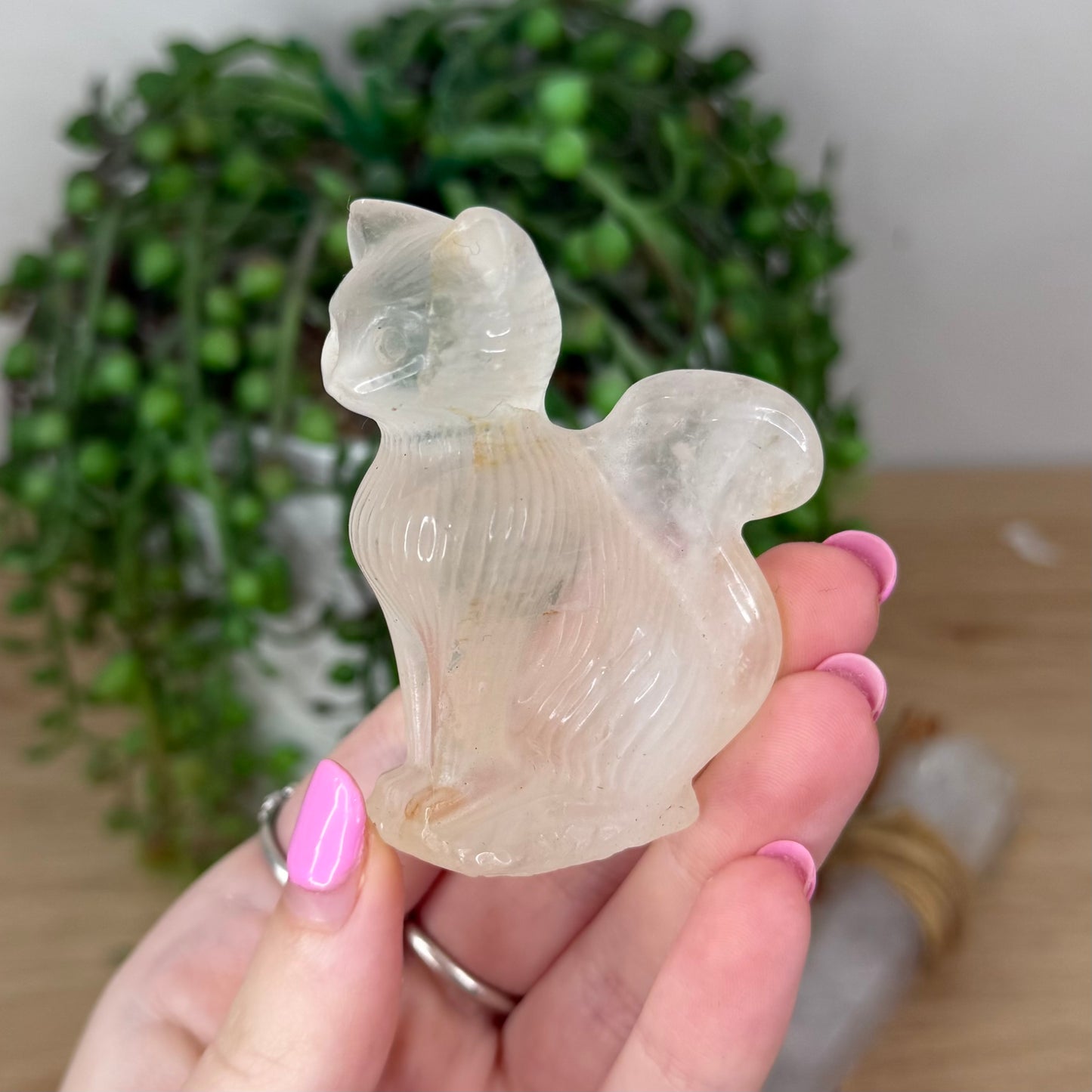Clear Quartz Cat (X775)