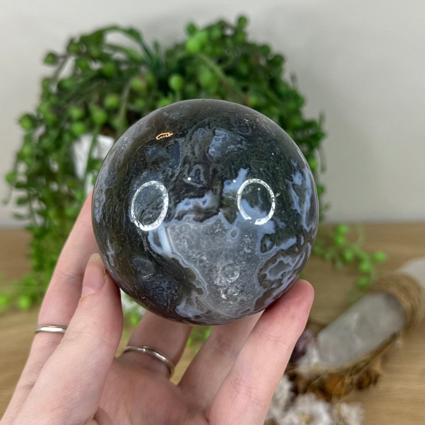 Moss Agate Sphere (N435)