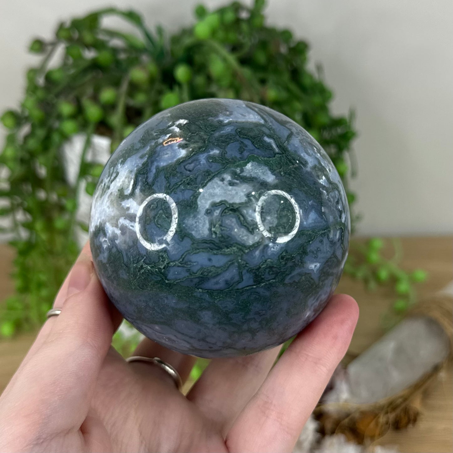 Moss Agate Sphere (N436)