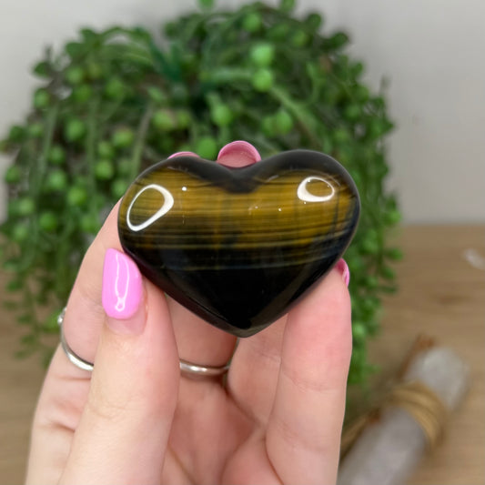 Tiger Eye Heart (X730)