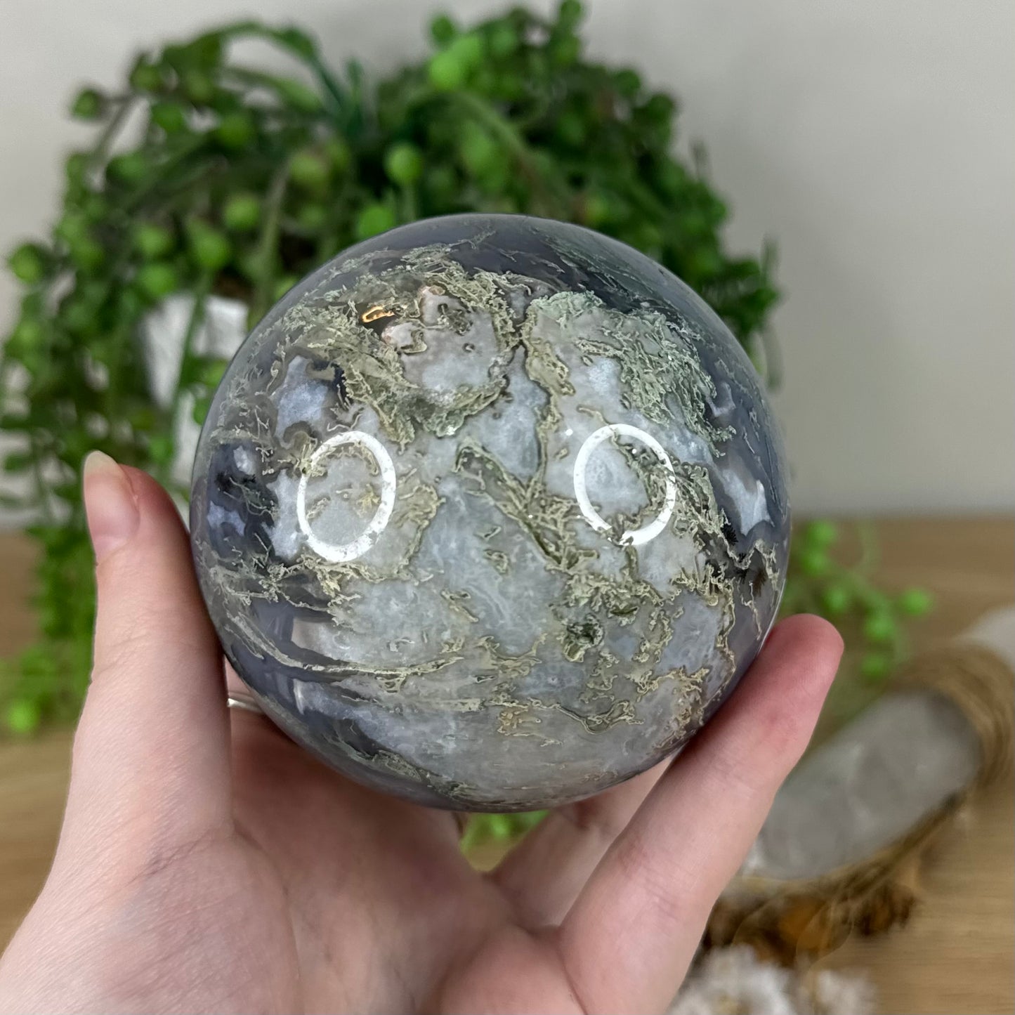 Moss Agate Sphere (N438)