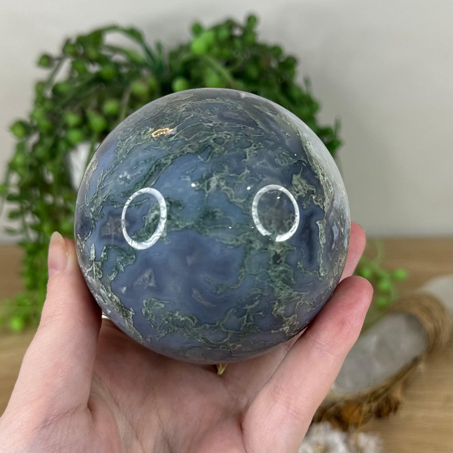 Moss Agate Sphere (N438)