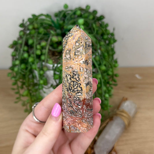 Leopard Skin Jasper Point (X698)