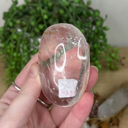 Clear Quartz Palm Stone (R868)