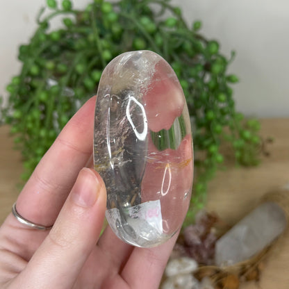 Clear Quartz Palm Stone (R870)