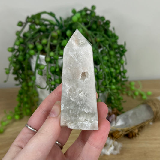 Green Quartz / Pink Amethyst (N779)