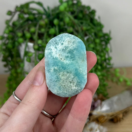 Hemimorphite Palm Stone (N723)