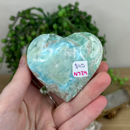 Hemimorphite Heart (N724)