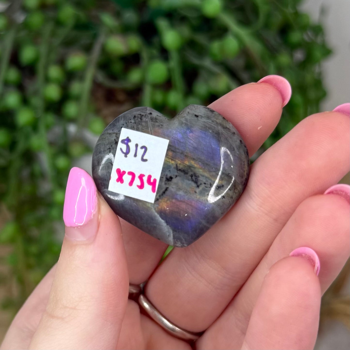 Labradorite Heart (X754)