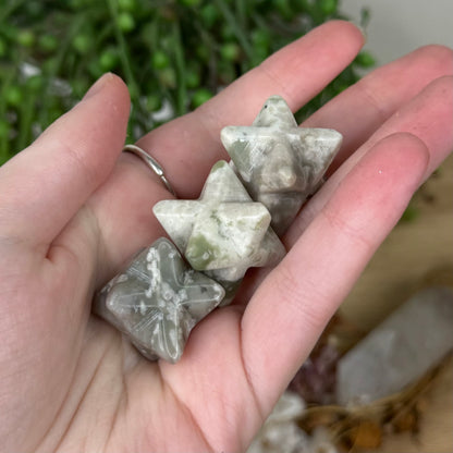 Peace Jade Small Merkaba