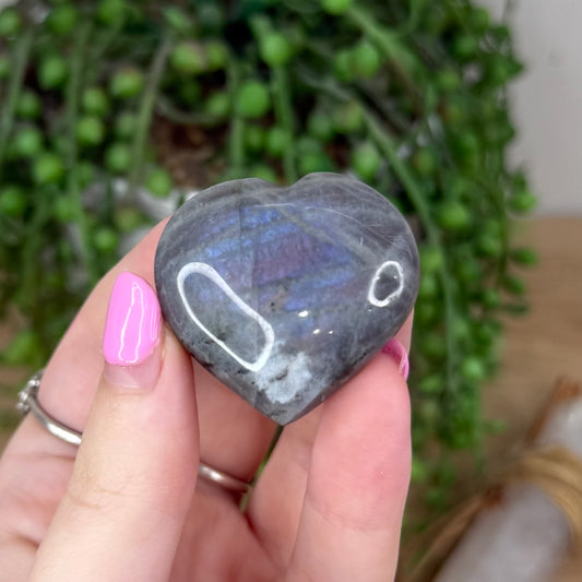 Labradorite Heart (X763)