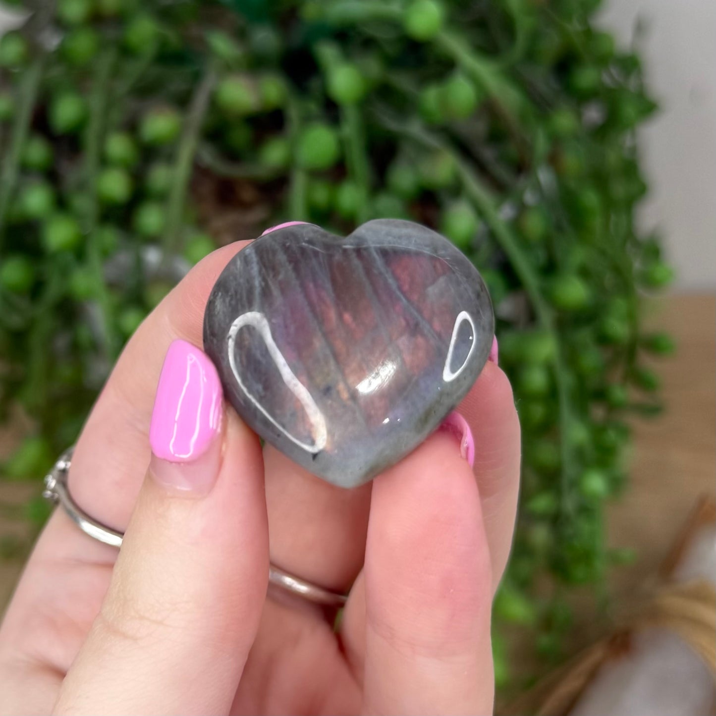 Labradorite Heart (X742)