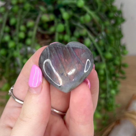 Labradorite Heart (X742)