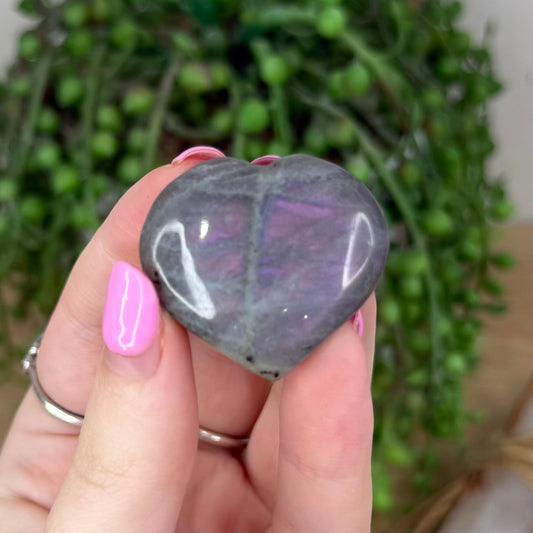 Labradorite Heart (X759)